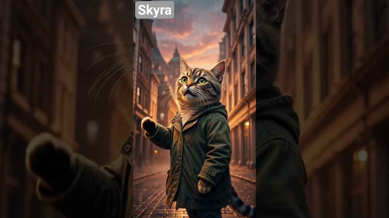 Poor Cat Became Successful #catstory #viral #motivationalstory #youtubeshortviral #short #success