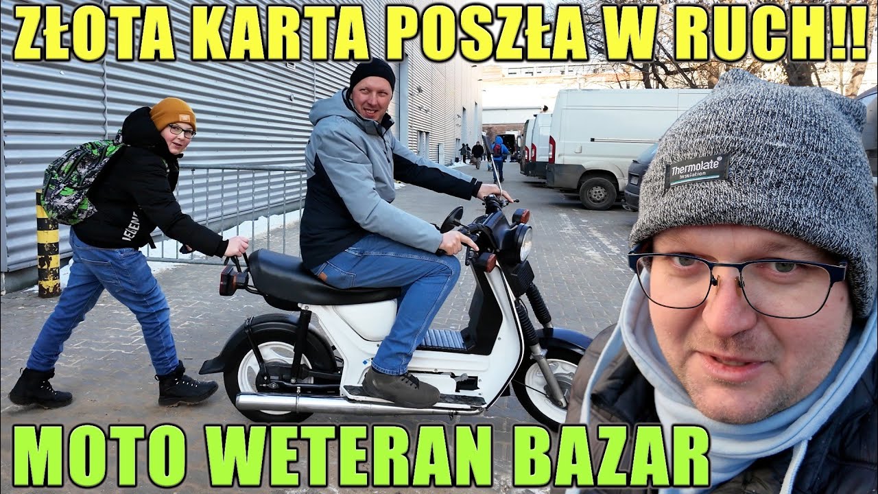 Kupujemy Simsona, Komara i silnik WSK 125 😁😁 Zimowy Moto Weteran Bazar Łódź 2026 🎉🎉