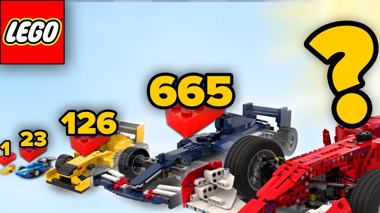 LEGO Формула 1 в разных масштабах | Сравнение