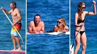 Lance Armstrong and Girlfriend: Paddle boarding In Hawaii | TMZ