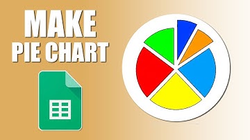 How to make a pie chart in google sheets software