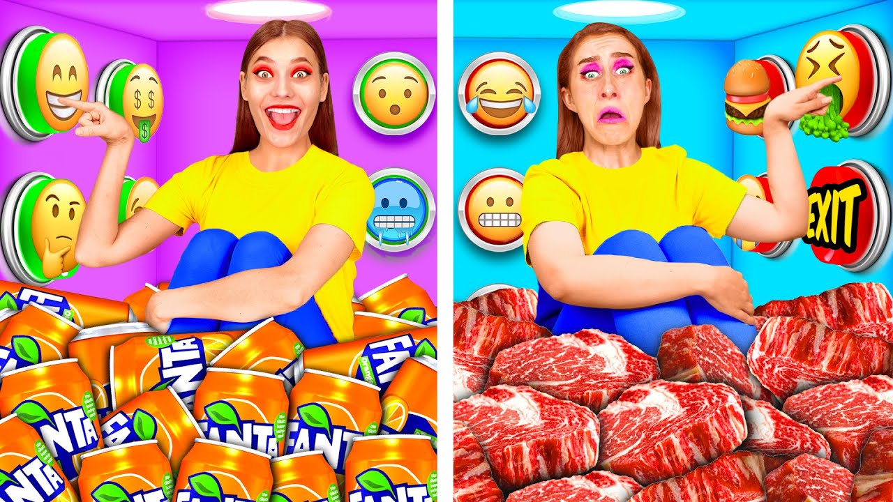 1000 Загадочных Кнопок и Только Одна Тебя Спасет | Сумасшедшие Идеи для Пранков HAHANOM Challenge