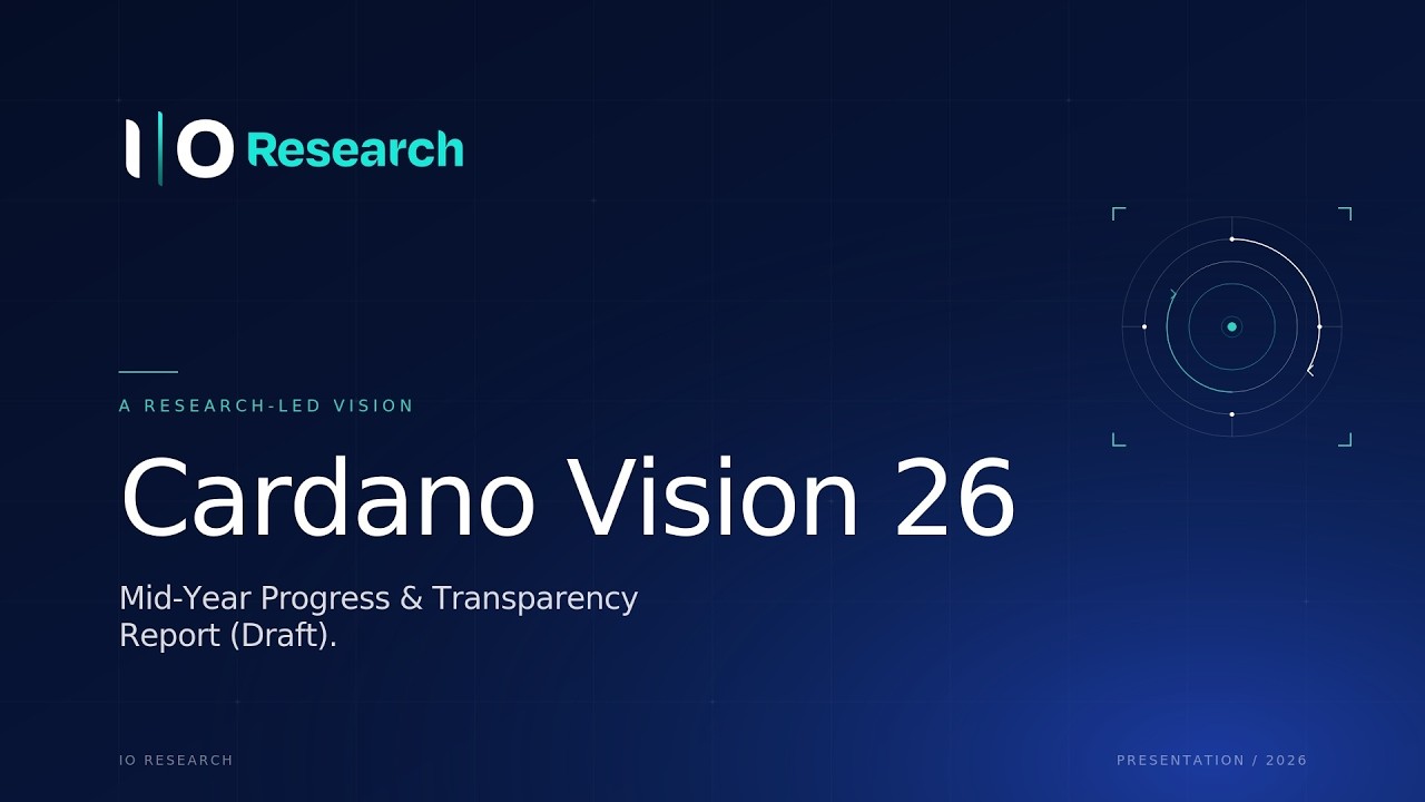 Thumbnail for Cardano Vision 2026 Mid-Year Report | Research Progress Update