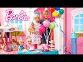 Barbie & Ken Family Birthday Surprise Morning Routine