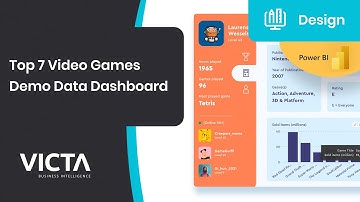 Victa Dashboard Design - Power BI Top 7 Video Games All-time