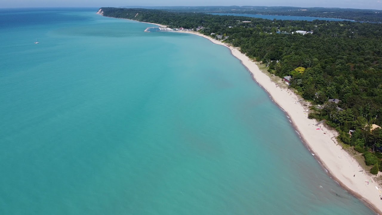 Lake Michigan from Leland Beach YouTube