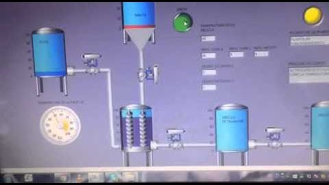 Simulacion proceso automatización industrial en labview
