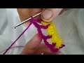 A very unique n stylish crochet design video tutorial for beginners step by step 