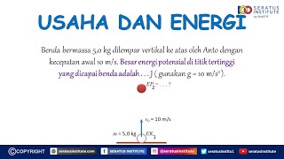 Usaha dan Energi - Soal 9 (Hukum Kekekalan Energi Mekanik) Usaha dan Energi - Soal 9 (Hukum Kekekalan Energi Mekanik)