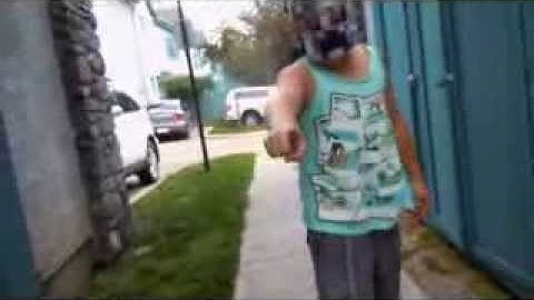 Minecraft foam pickaxe and sword review with my friend Kelan