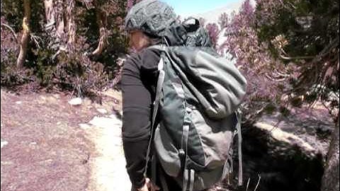 On the trail down from Ruby Lake