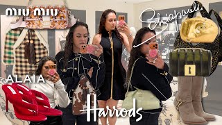 картинка: Видеоблог о роскошном шопинге 2025 в HARRODS с участием Schiaparelli, Valentino, Balmain и других