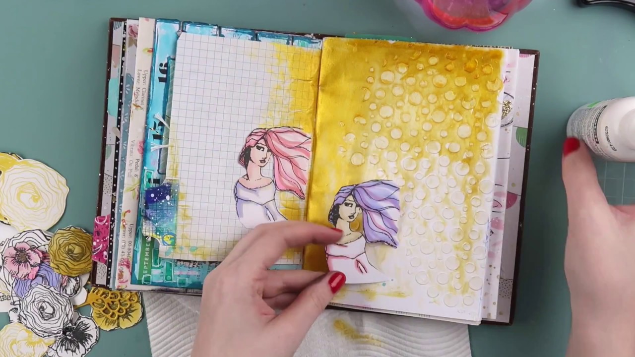 Jane Davenport Artomology | Journal Page with Inkie Quill