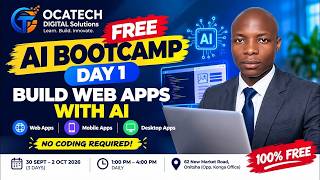 Details 🚀 FREE AI App Development Bootcamp — Day 1: Build Web Apps with AI Update