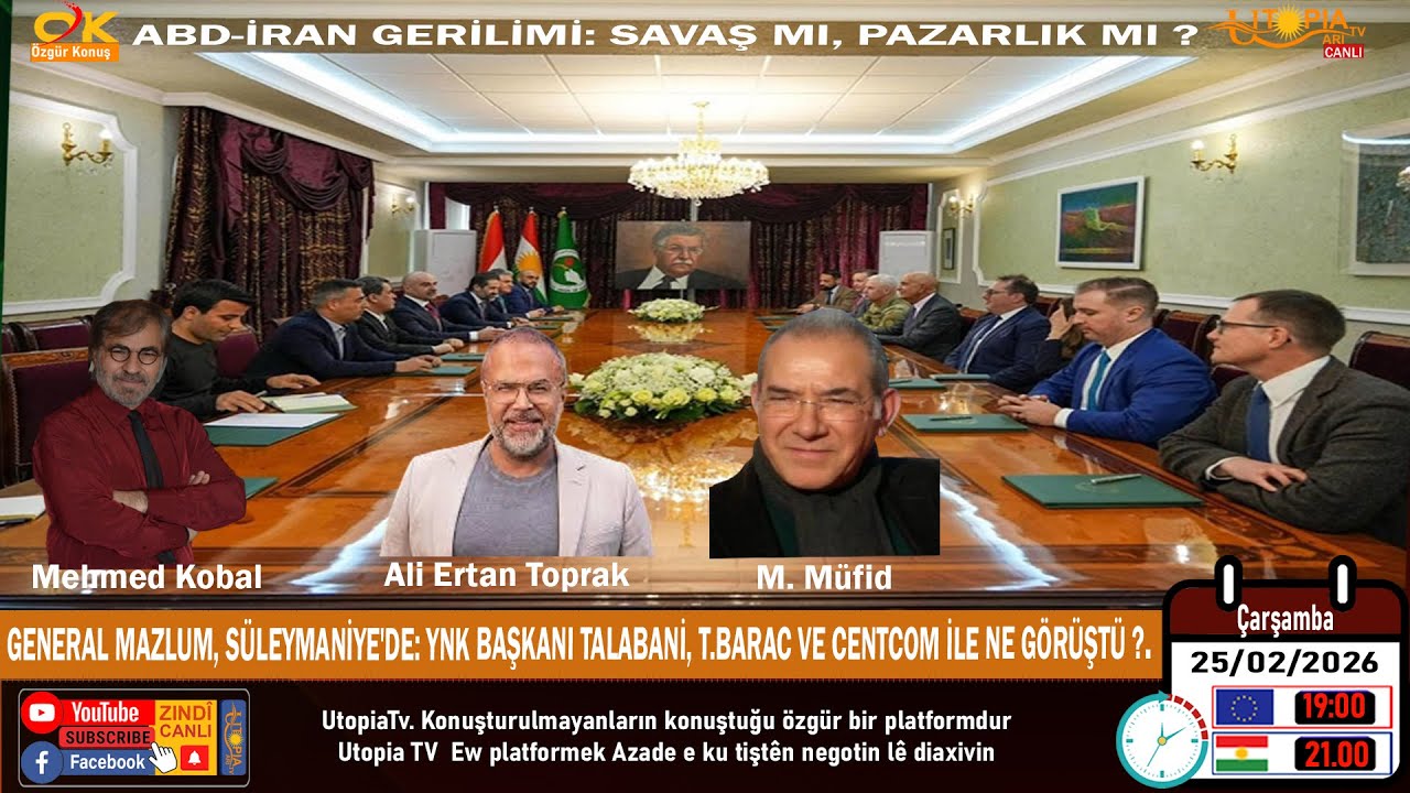 ABD Basınına Konuşan General Mazlum: Rojava Kürdistan'ı, İçin ‘Otonomi’ dedi.