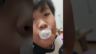 이정도면 풍선껌불기 달인?ㅎ
