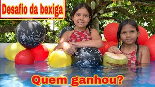 Desafio Da Bexiga Na Piscina