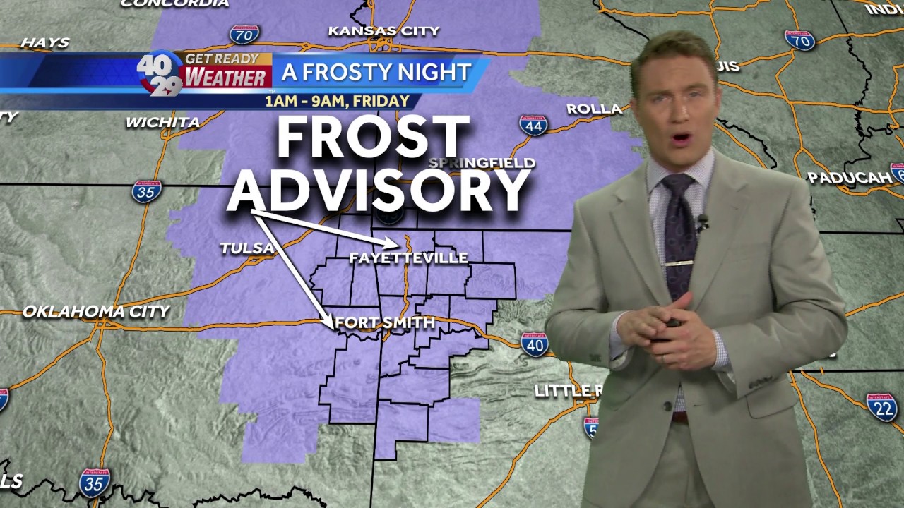 Frost Advisory issued for tonight - YouTube