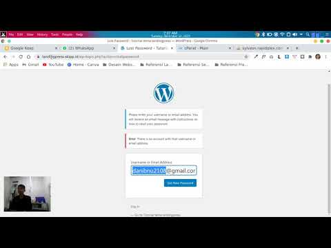 Mengatasi lupa password dan tidak ada email yang terhubung | Tutorial Wordpress Indonesia