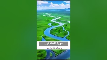 سورة المنافقون 🌹🌹🌹 تلاوة القرآنيه 🥰🥰🥰 صوت جميل يريح القلب ♥️♥️♥️