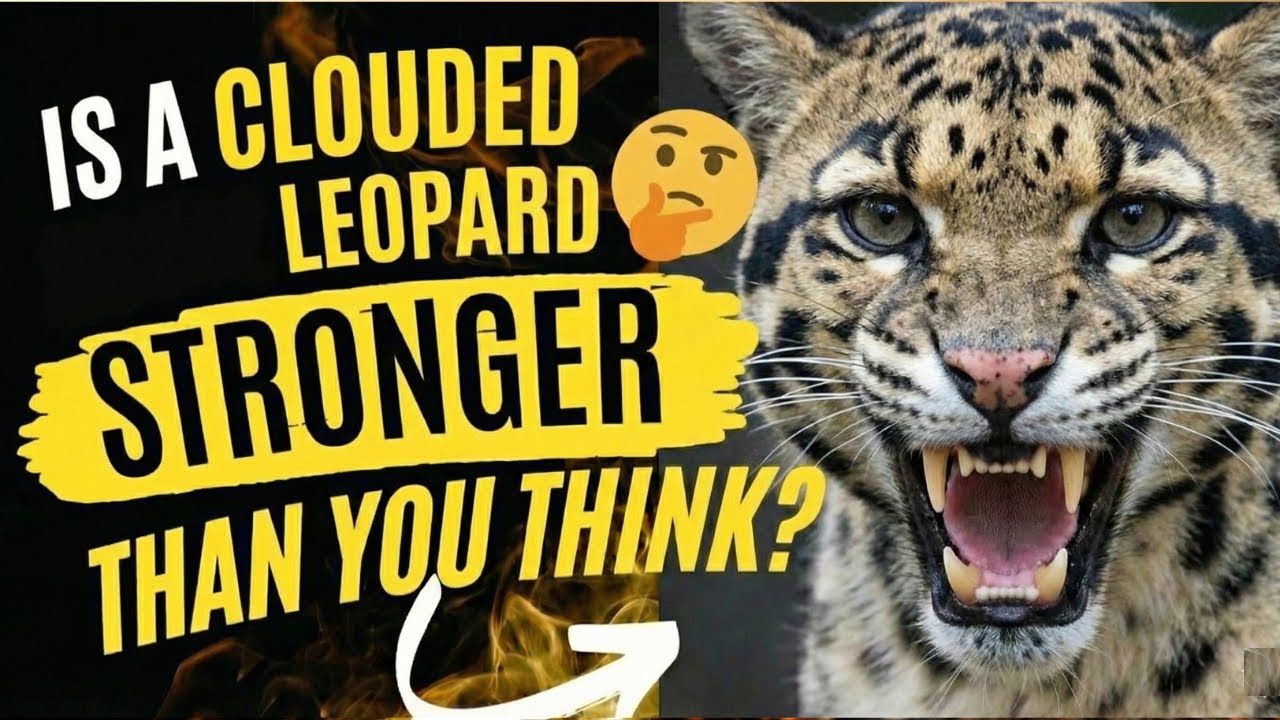 How Strong Is A Clouded  Leopard || Clouded Leopard Strength