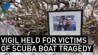 Vigil Held for 34 Victims of Scuba Boat Tragedy  | NBCLA