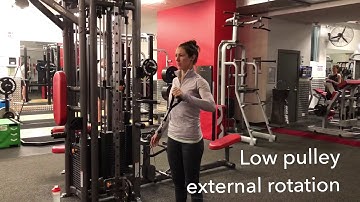 Low Pulley External Rotation