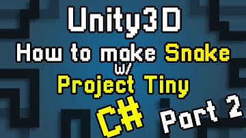 Unity3D Project Tiny C# SNAKE |Part 2| Snake Tail and Dynamic Buffers