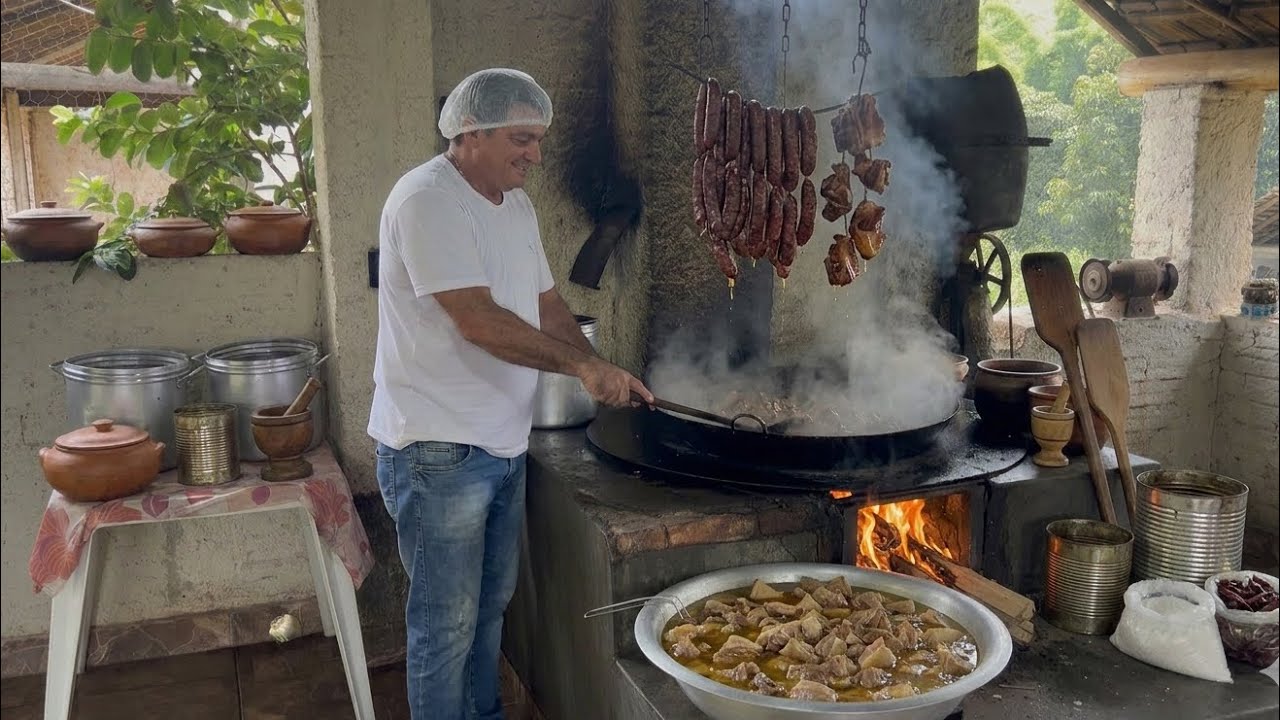 A CARNE DE LATA E LINGUIÇA ARTESANAL NO SÍTIO DO CODORNA