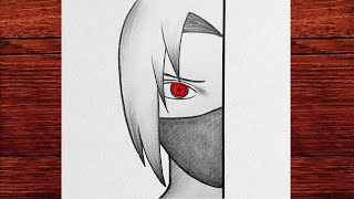 Anime Çizimi Kolay Yoldan Nasıl Yapılır, Adım Adım Kolay Anime Çizimi, Kalem Çizimi İle Anime Çizimi