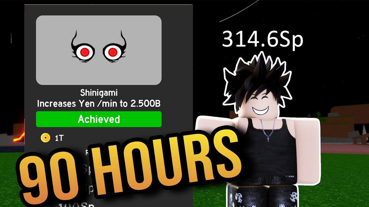I Spent 90 Hours REACHING SHINIGAMI in Anime Fighting Simulator