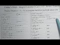 I-Cal I /Video 67(115&116) Integral Calculus I-Practice! Practice! Review Formula #formulae practice