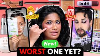 I Tried a FULL FACE of New Viral Makeup Again (crying for my face 😭) screenshot 1