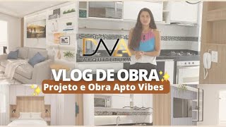 Tour na obra apto Vibes- Parte II (disfarçamos o registro antigo e fizemos um novo nicho)