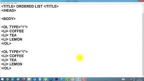 Class 8th, Subject Computer, Lesson 3 Lists and Tables in HTML, Part 2