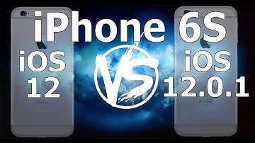 Speed Test : iPhone 6S - iOS 12.0.1 vs iOS 12.0  (iOS 12.0.1 Build 16A404)