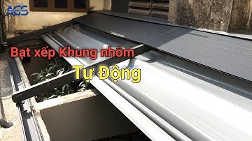 Bạt xếp khung nhôm tự động không lượn sóng | Trinh AGS