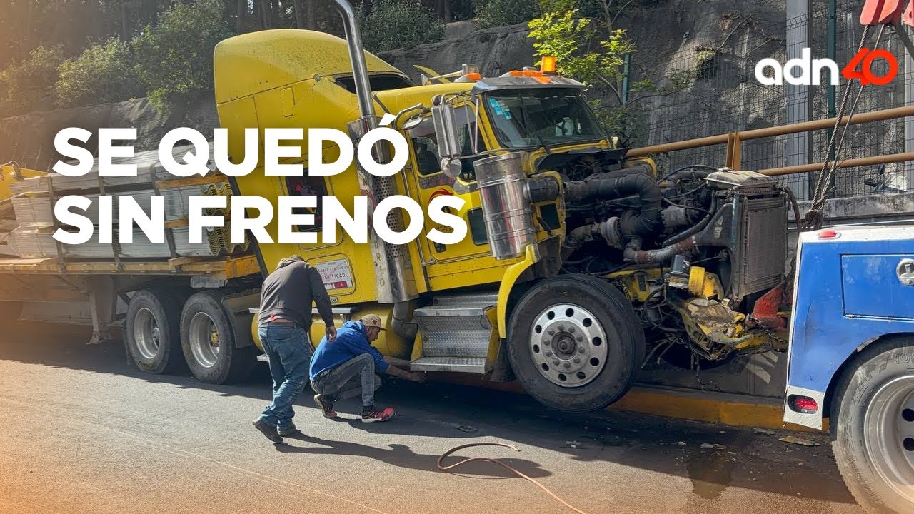 Tráiler se queda sin frenos y choca contra varios vehículos en la ...