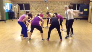 Squat Jump Mexican Wave Style Finale