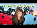 Van life  from my van to aircrete dome home