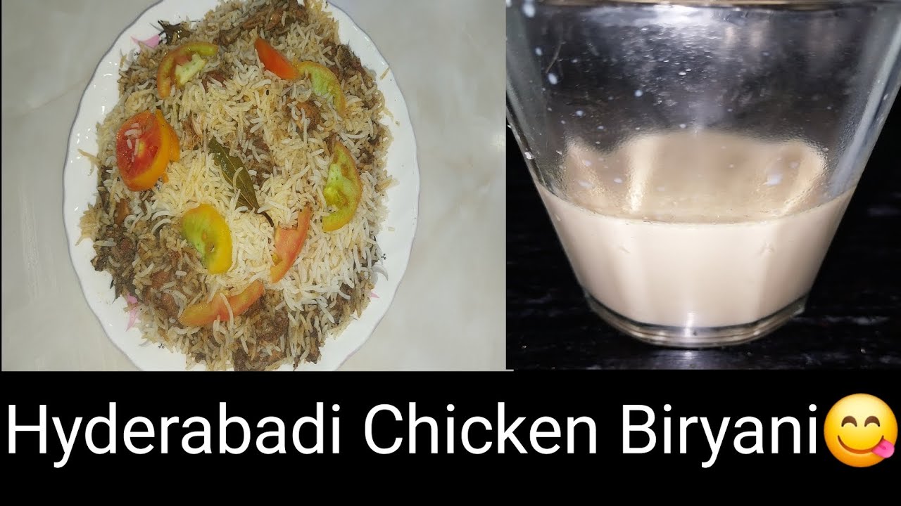 Hyderabadi Chicken Biryani😋😋secret tip se bani restaurant se bhi acchi biryani😊