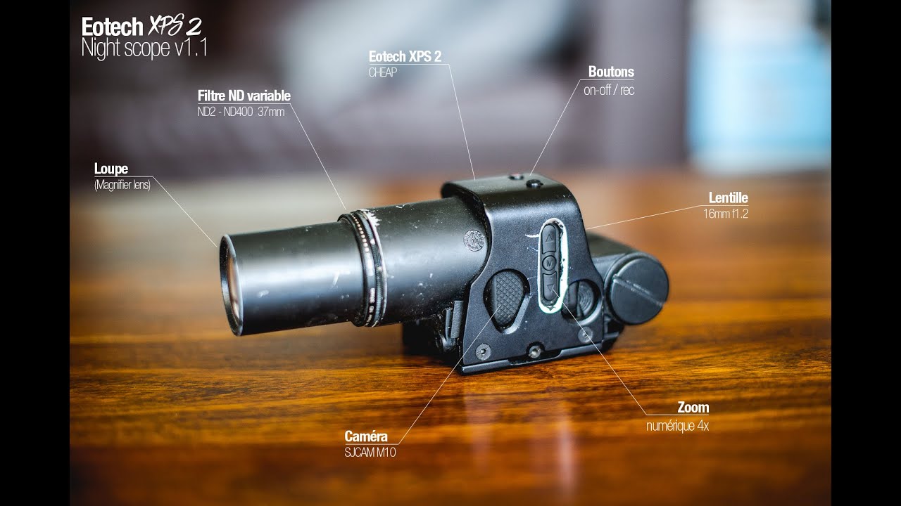 Airsoft Eotech XPS2 night scope YouTube