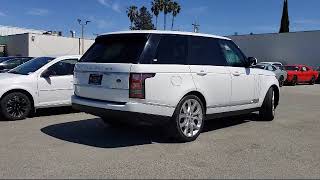 2017 Land Rover Range Rover 3.0L V6 Supercharged Hse Sport Utility San Jose Santa Clara Sunnyvale