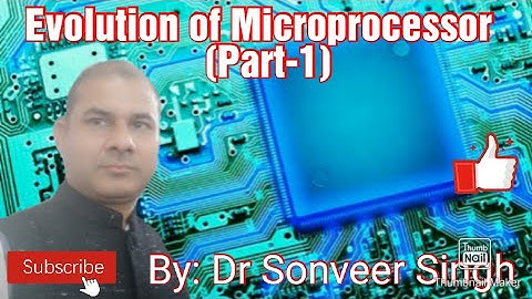 #Lecture-5 #Microprocessor & Peripheral Devices #Evolution of Microprocessor Part -1