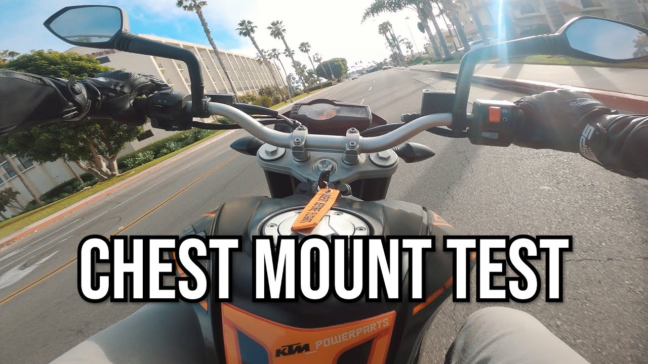 GoPro Motorcycle Chest Mount Test YouTube