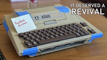 Repairing a smashed-up Atari 400 computer