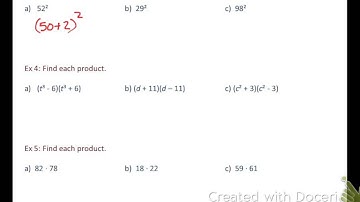 Multiplying special cases