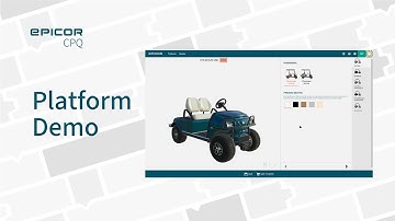 Platform Demo: Epicor CPQ for Document Automation