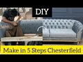 How to make Chesterfield sofa |high-quality low price #DIY