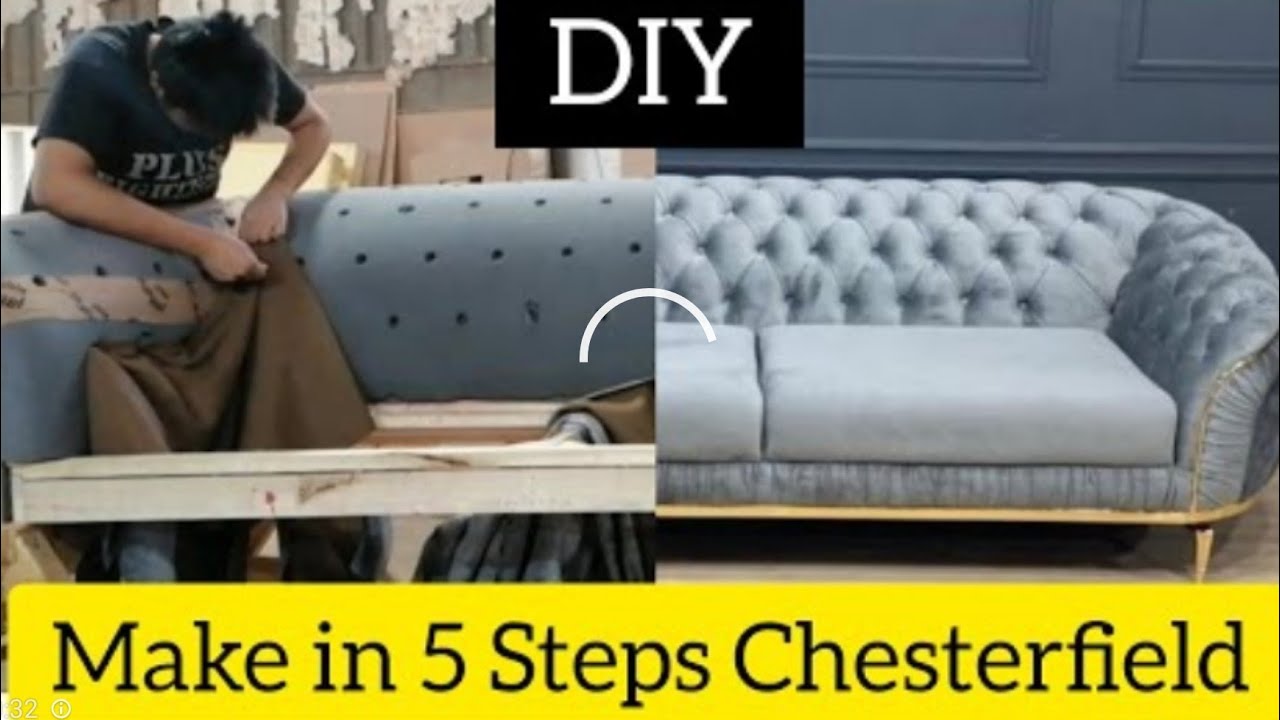 How To Make Chesterfield Sofa P1 High